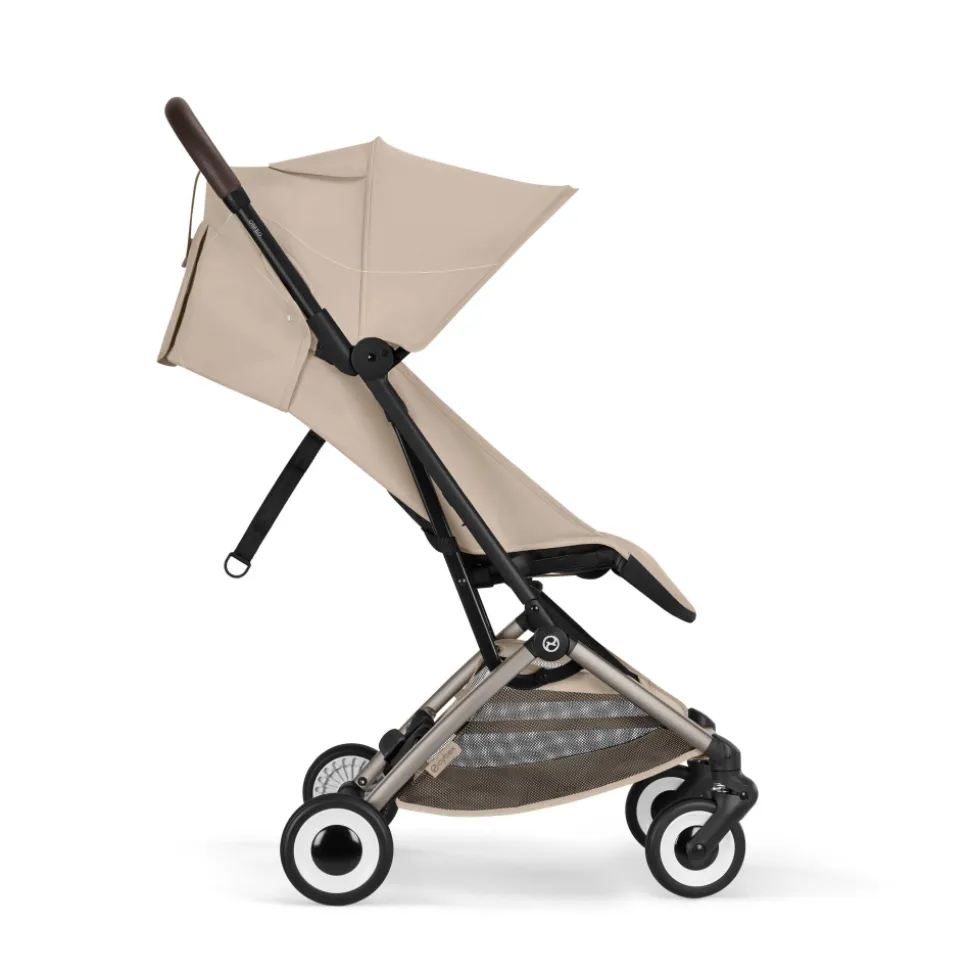 Poussette compacte voyage orfeo 3 almond beige