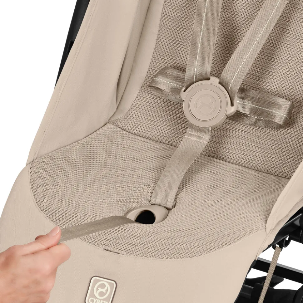 Poussette compacte voyage orfeo 3 almond beige