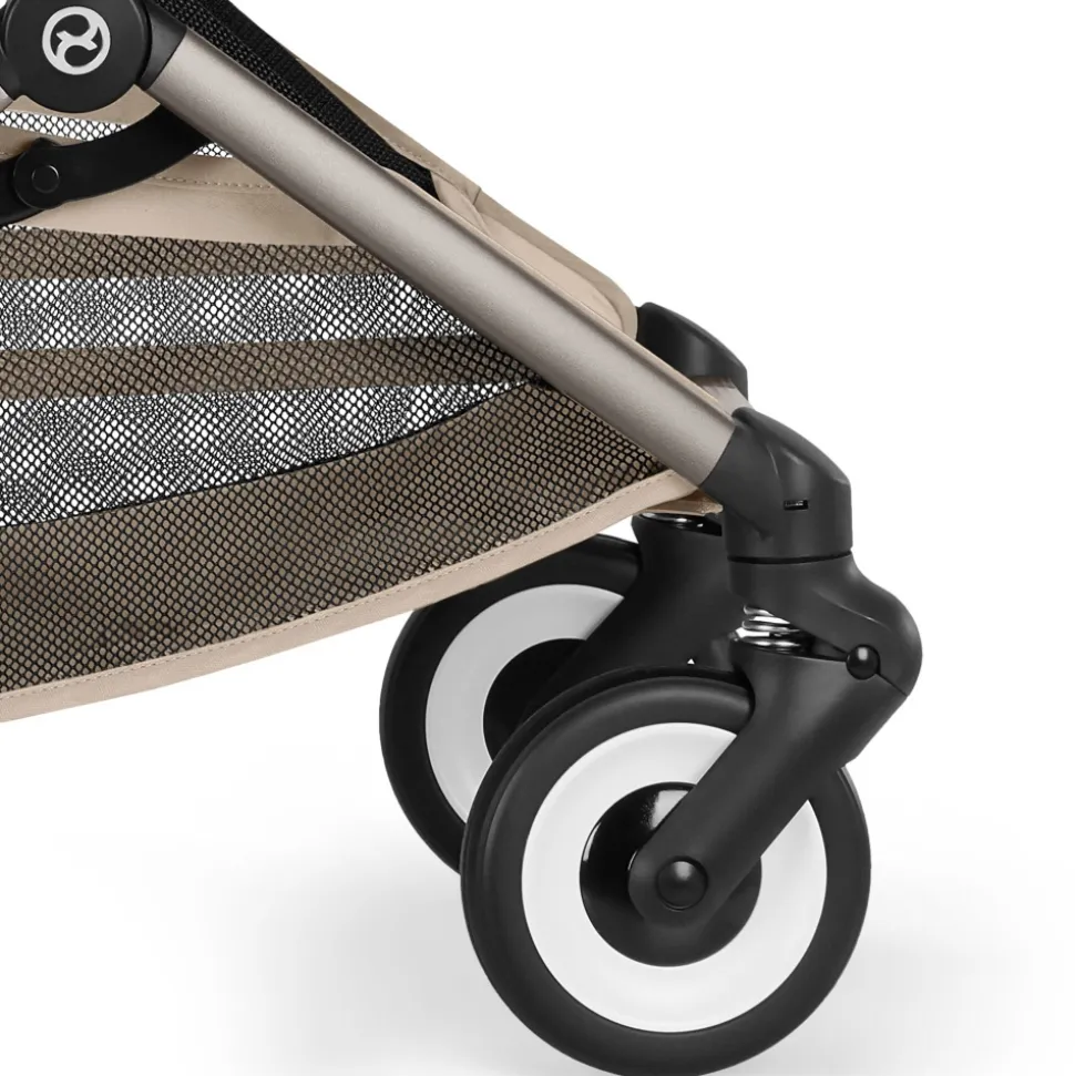 Poussette compacte voyage orfeo 3 almond beige