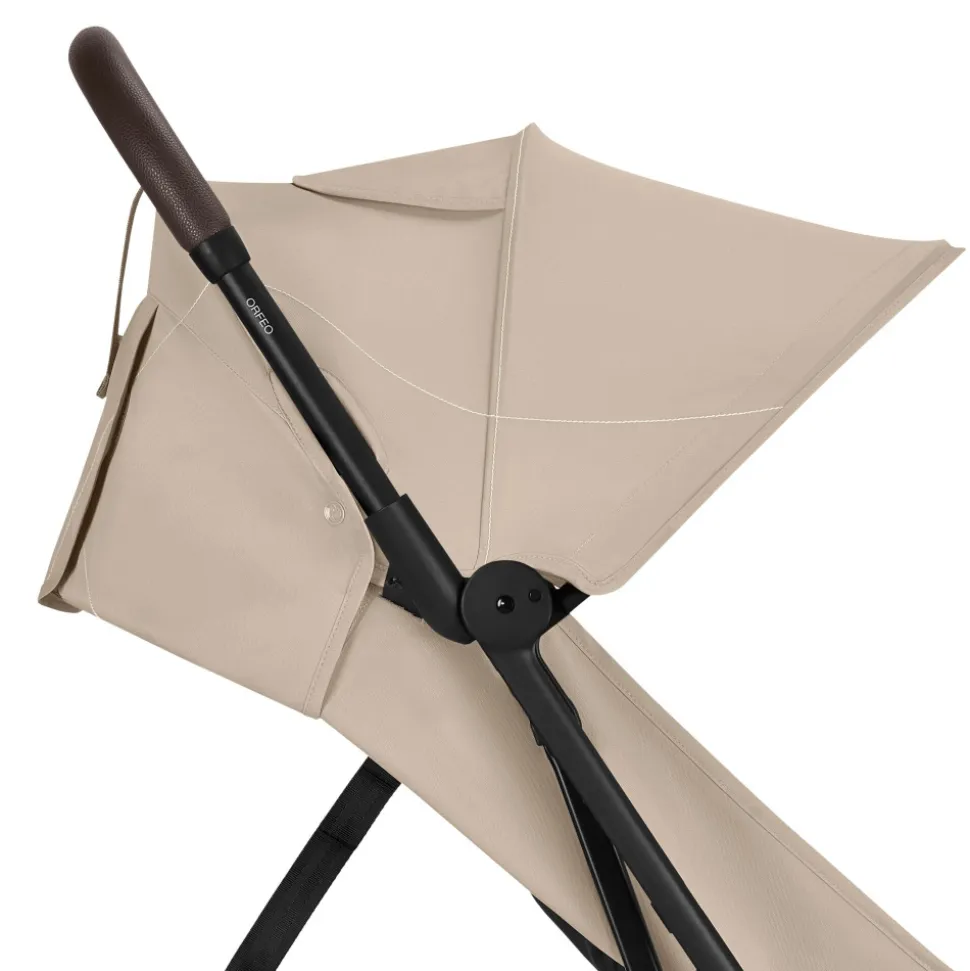 Poussette compacte voyage orfeo 3 almond beige