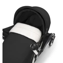 Poussette complète yoyo 3 châssis blanc pack 0+ et 6+ capri / noir