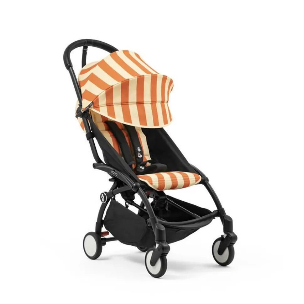 Poussette complète yoyo 3 châssis noir pack 0+ et 6+ capri / noir
