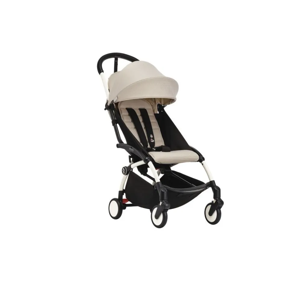 Poussette complète yoyo 3 châssis blanc pack 0+ et 6+ bonpoint