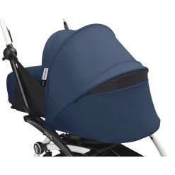 Poussette complète yoyo 3 châssis noir pack 0+ et 6+ bleu air france