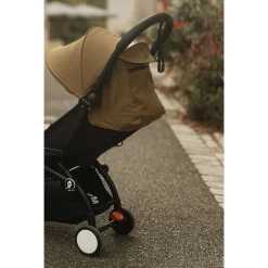 Poussette complète yoyo 3 châssis blanc pack 0+ et 6+ toffee