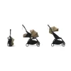 Poussette complète yoyo 3 châssis noir pack 0+ et 6+ toffee