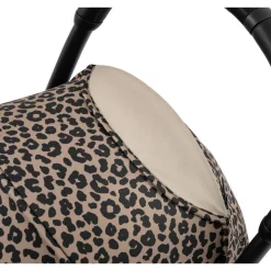 Poussette complète yoyo 3 châssis noir pack 0+ et 6+ leopard / noir
