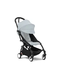 Poussette complète yoyo 3 châssis noir pack 0+ et 6+ aqua