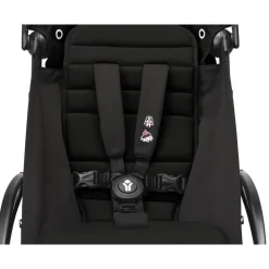 Poussette complète yoyo 3 châssis blanc pack 0+ et 6+ noir