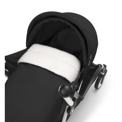 Poussette complète yoyo 3 châssis blanc pack 0+ et 6+ noir
