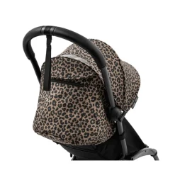Poussette complète yoyo 3 châssis blanc pack 0+ et 6+ leopard / noir