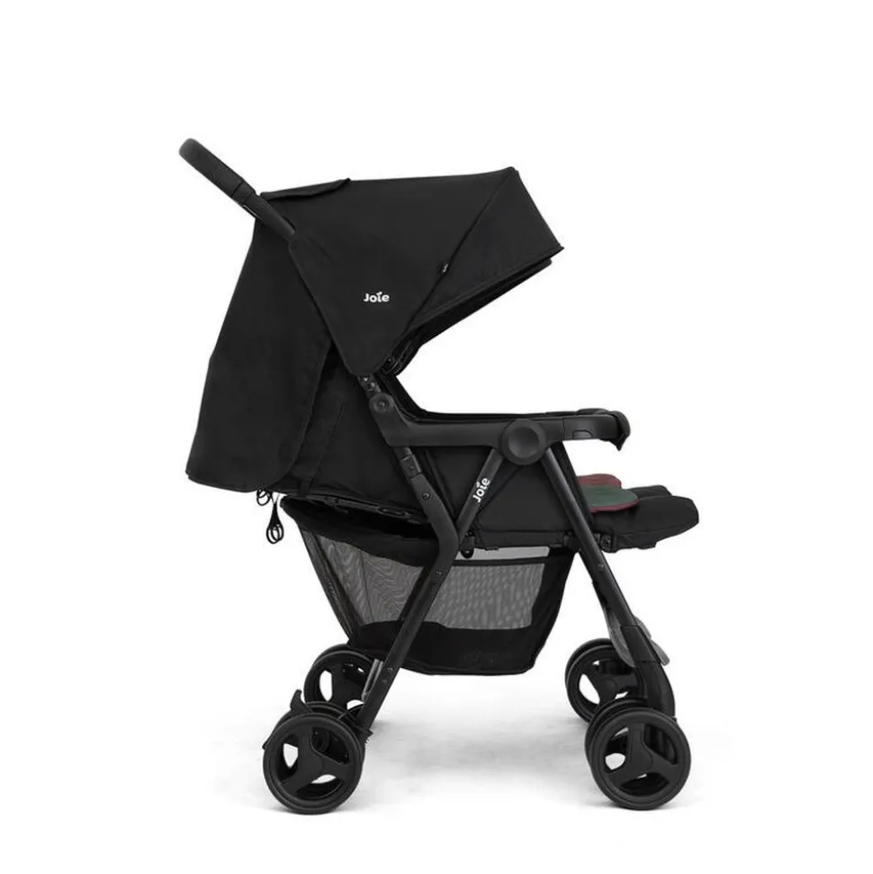 Poussette double aire twin shale noir