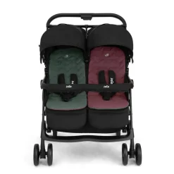 Poussette double aire twin shale noir
