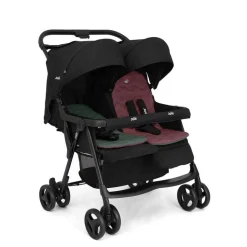 Poussette double aire twin shale noir