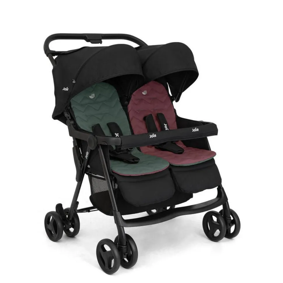 Poussette double aire twin shale noir