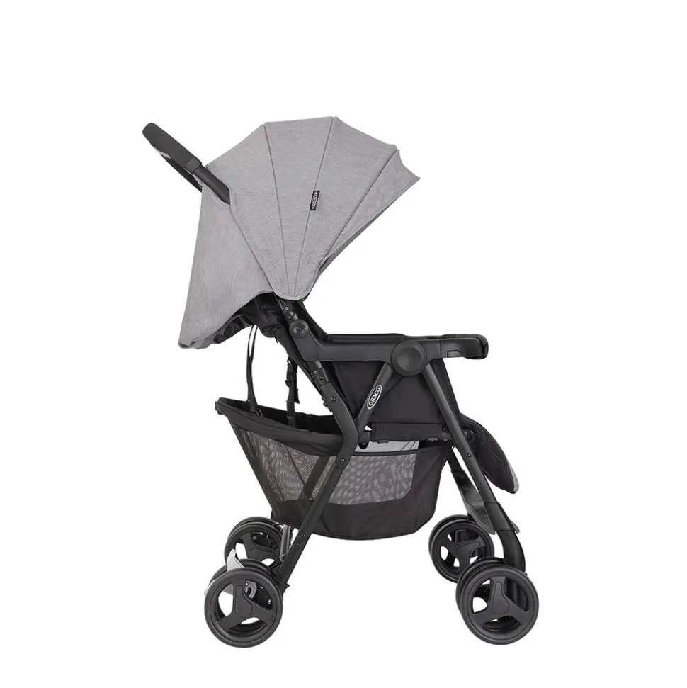 Poussette double duorider steeple gray