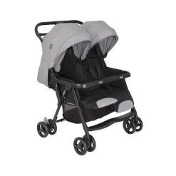 Poussette double duorider steeple gray