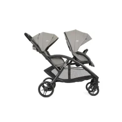 Poussette double evalite duo pebble gris