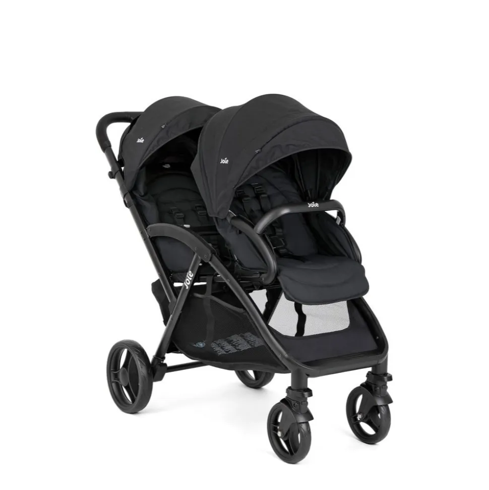 Poussette double evalite duo shale noir