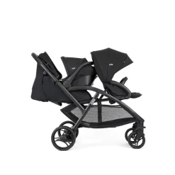 Poussette double evalite duo shale noir