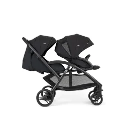 Poussette double evalite duo shale noir