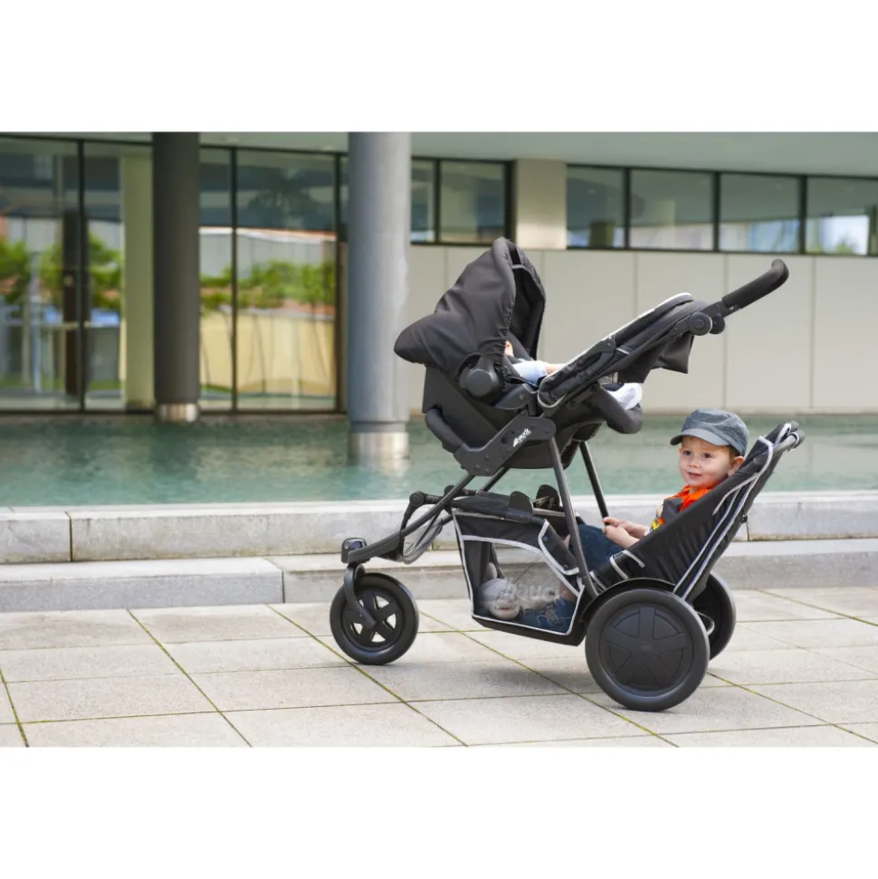 Poussette double freerider sh12 black