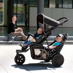 Poussette double freerider sh12 black