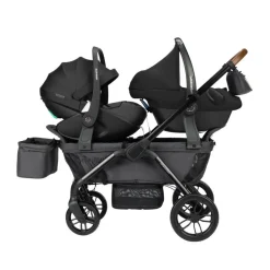 Poussette double helios mineral graphite