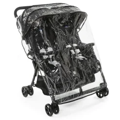 Poussette double ohlala' twin black night