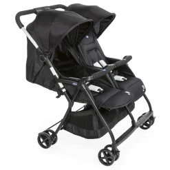 Poussette double ohlala' twin black night
