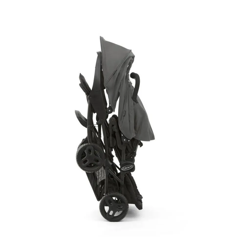 Poussette double stadium titanium