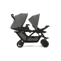Poussette double stadium titanium