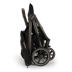 Poussette double trvl dubl caviar