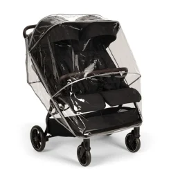 Poussette double trvl dubl caviar