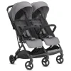 Poussette double twin sketch grey