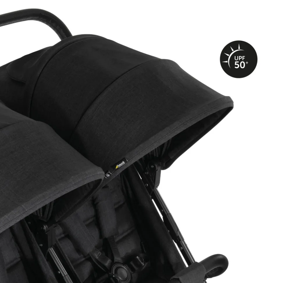 Poussette double uptown duo melange black