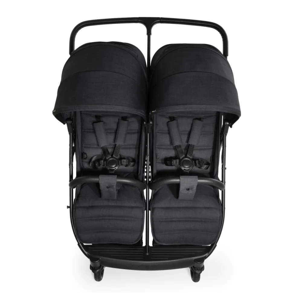 Poussette double uptown duo melange black