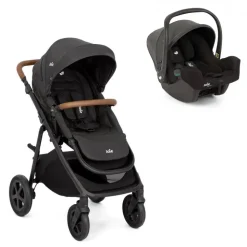 Poussette duo alore + siège auto i-snug 2 shale noir