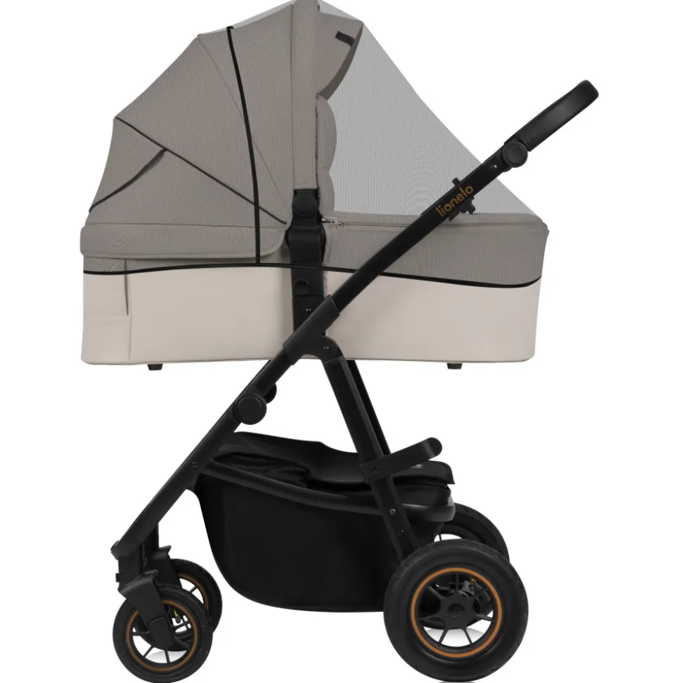 Poussette duo amber + nacelle beige sand