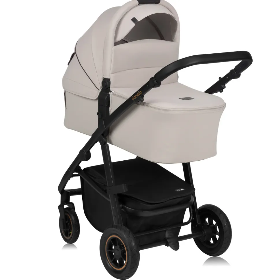 Poussette duo amber + nacelle beige sand