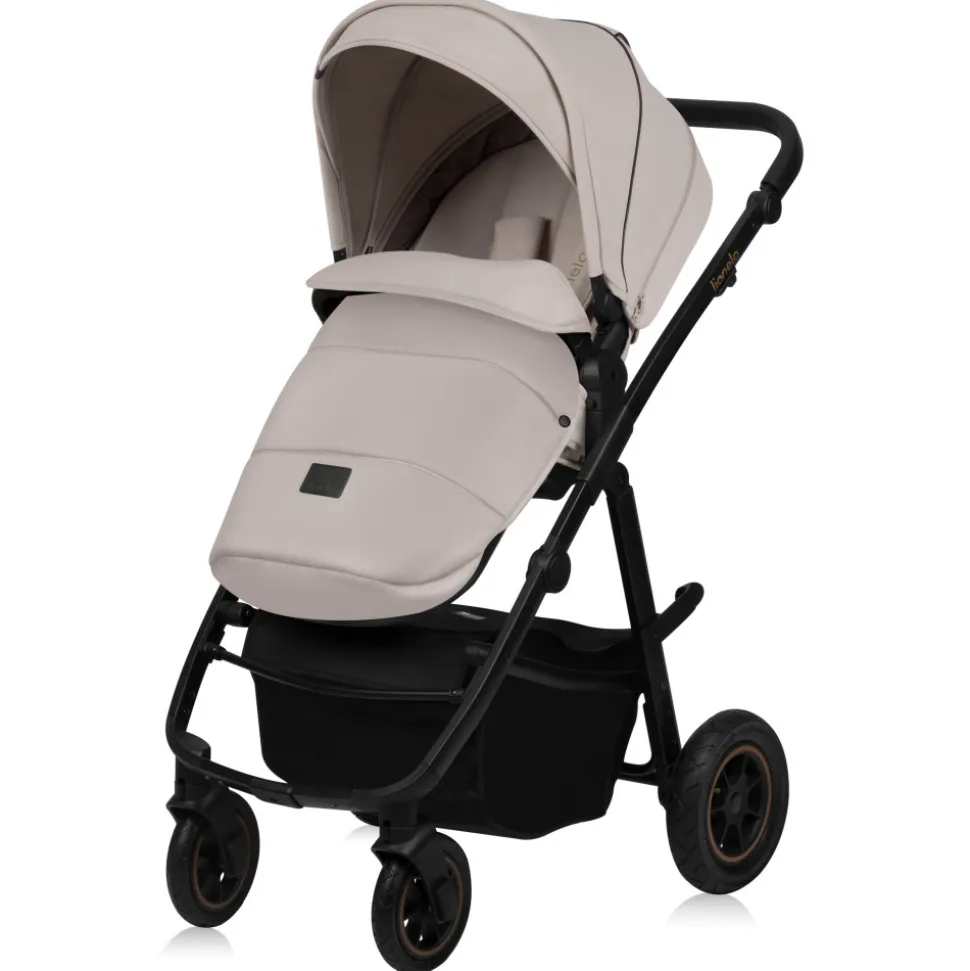 Poussette duo amber + nacelle beige sand
