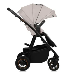 Poussette duo amber + nacelle beige sand