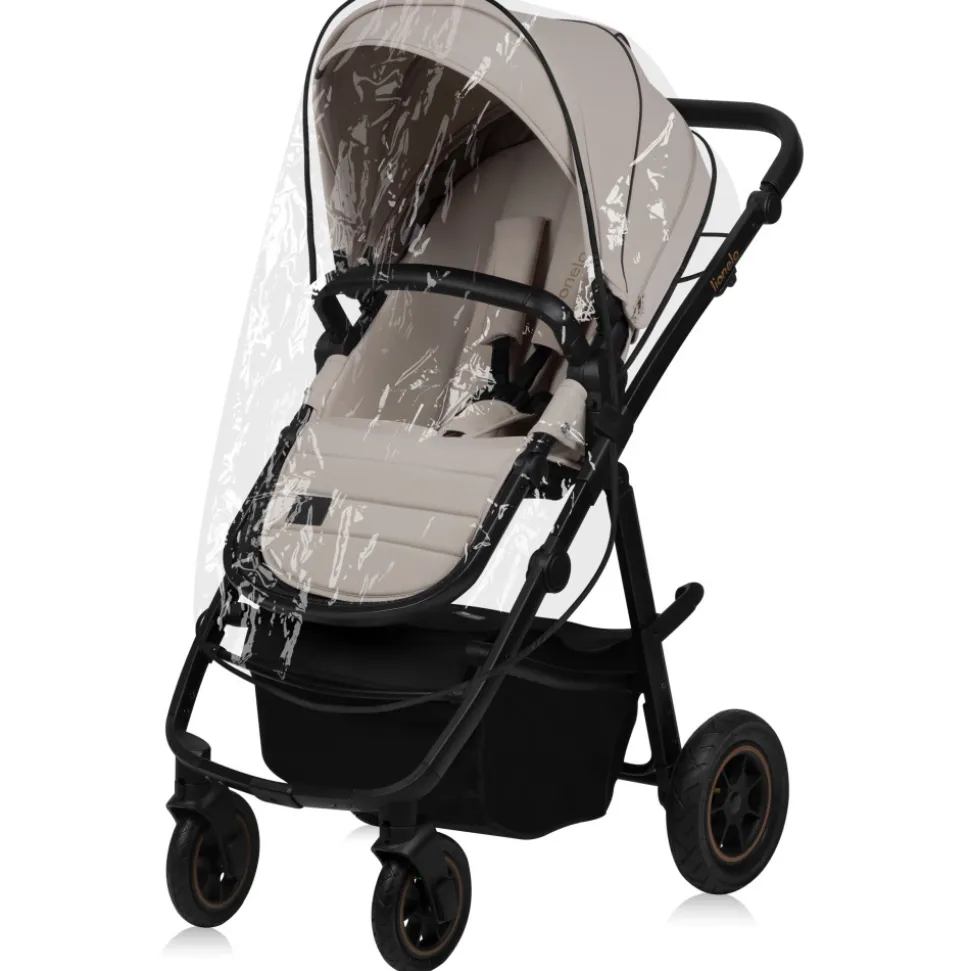 Poussette duo amber + nacelle beige sand