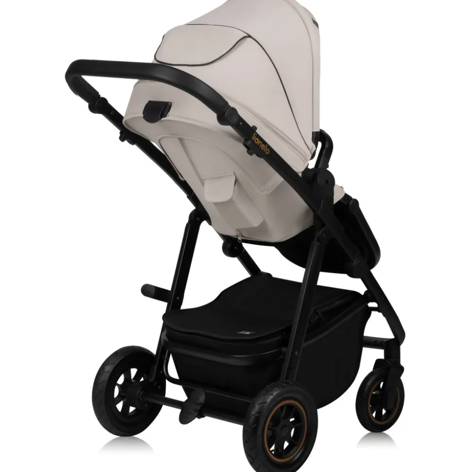 Poussette duo amber + nacelle beige sand
