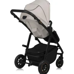 Poussette duo amber + nacelle beige sand