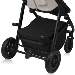 Poussette duo amber + nacelle beige sand