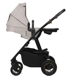 Poussette duo amber + nacelle beige sand