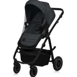 Poussette duo amber + nacelle grey graphite