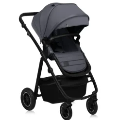 Poussette duo amber + nacelle grey graphite