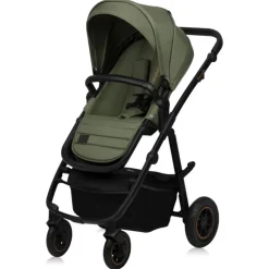 Poussette duo amber + nacelle green forest